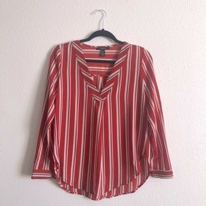 NWOT Forever 21 striped blouse